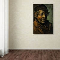 Трговска марка ликовна уметност „Раководител на селанец“ платно уметност од Ван Гог